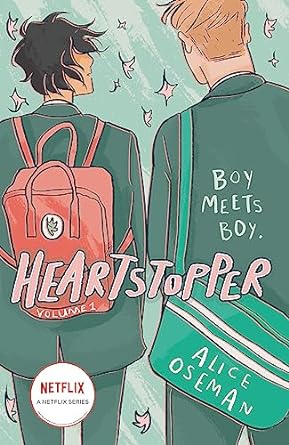 Heartstopper Volume One by Alice Oseman paperback graphic novel cover