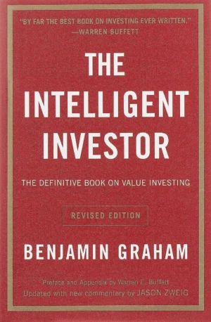 The Intelligent Investor by Benjamin Graham paperback book cover