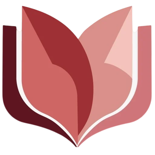 Romance Pages website logo: An open book featuring a pink rose, with the tagline 'Escape into Stories'.