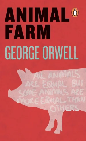 Animal Farm by George Orwell paperback book cover