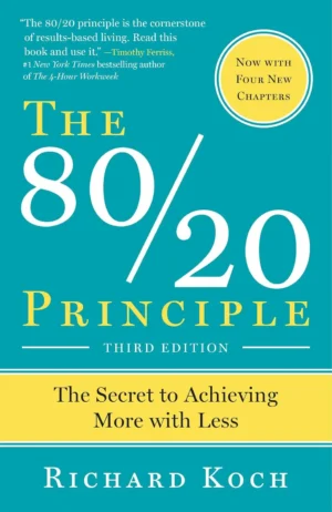 The 80/20 Principle by Richard Koch paperback book cover