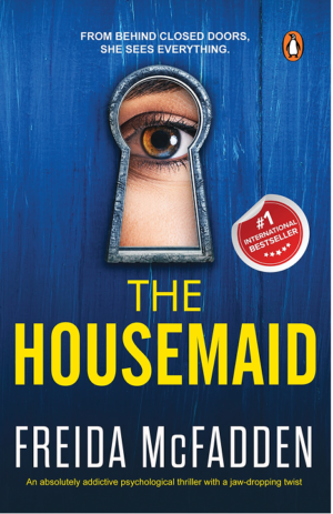 The Housemaid by Freida McFadden paperback book cover