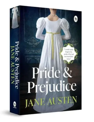 Pride and Prejudice by Jane Austen paperback book cover
