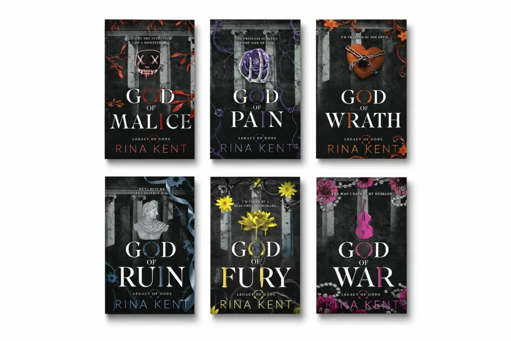 Rina Kent God of Series 6 Book Bundle (Paperback Set)